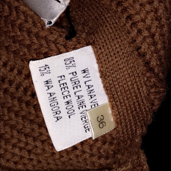 SONIA RYKIEL Wool Open Draped Cardigan - Picture 9 of 9